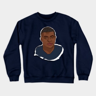 Mbappe in cartoon art Crewneck Sweatshirt